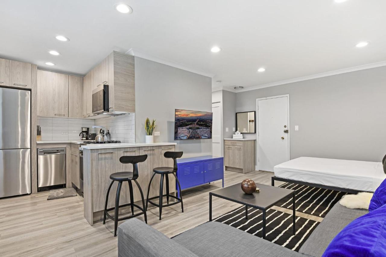 Sophisticated Studio Apartment With Modern Kitchen - Oakdale Od2 Rep Chicago Extérieur photo